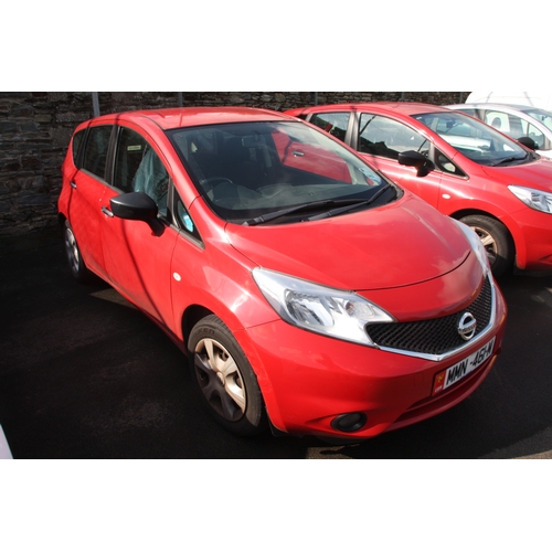 61 - MMN461M
Red Nissan Note Visia 1461cc
First Registered 16.09.2016
Approx 37,301 miles
Manual Diesel
N... 