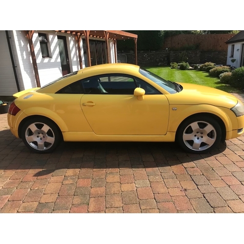 67 - RMN929E
Yellow Audi Quattro TT (225BHP) 1781cc
First Registered 01.09.2001
Approx 161,500 miles
Manu... 