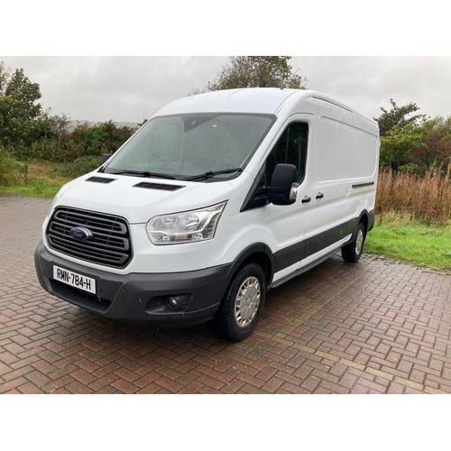 38 - RMN784H
Ford Transit 350 Trend L3H2 panel van
First Registered 12.06.2014
Approx 104,000 miles
Manua... 