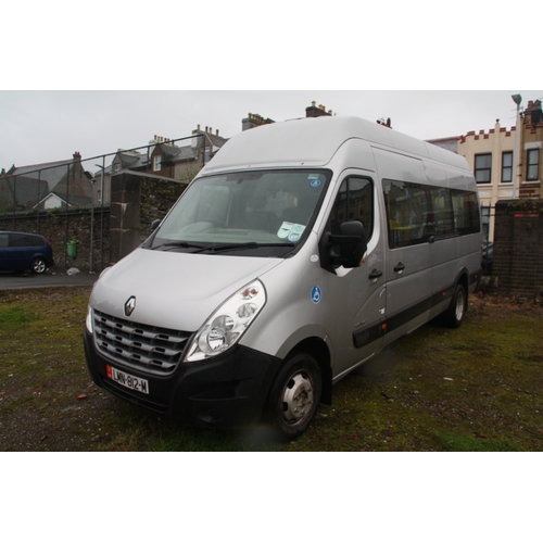 74 - LMN812M
Renault Master Minibus 2299cc
First Registered 18.03.2014
Approx 128,854 miles
Manual Diesel... 