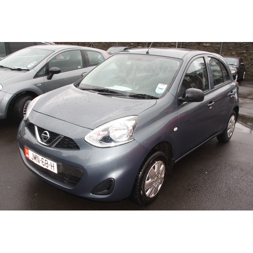 34 - RMN590H
Grey Nissan Micra hatchback 1.2 Visia 5dr
First Registered 17.09.2015
Approx 27,000 miles
Ma... 