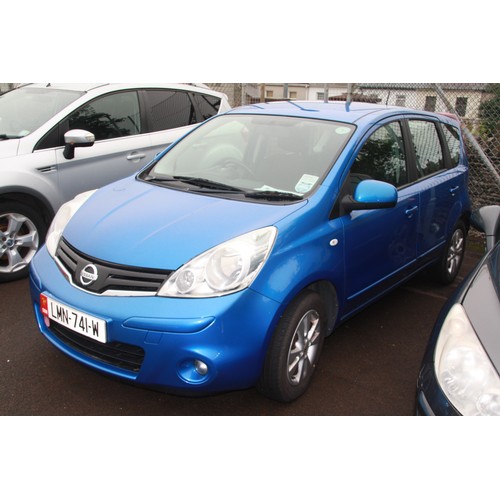 17 - LMN741W
Blue Nissan Note Acenta 1386cc
First Registered 11.01.2010
Approx 109,000 miles
Manual Petro... 