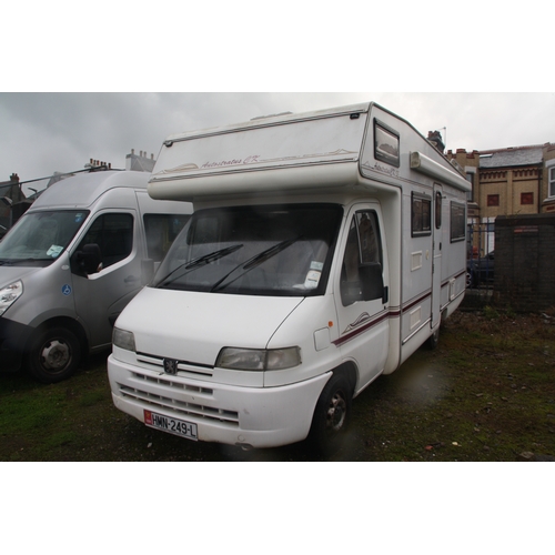 96 - HMN249L
Peugeot Boxer motor home
First Registered 24.05.1997
Approx 31,196 miles
Manual Diesel
Taxed... 