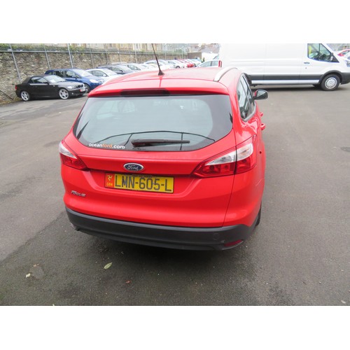 102 - LMN605L
Red Ford Focus Edge Estate Car 1560cc
First Registered 28.01.2014
Approx 33,146 miles
Manual... 