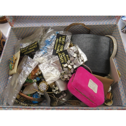 211 - Box of costume jewellery