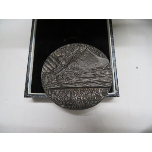 47 - Lusitania sinking medallion