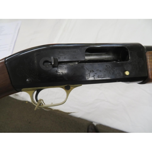 397 - Winchester M59-12G single barrel semi-auto three shot shotgun - serial number 73332 - Relevant fire ... 