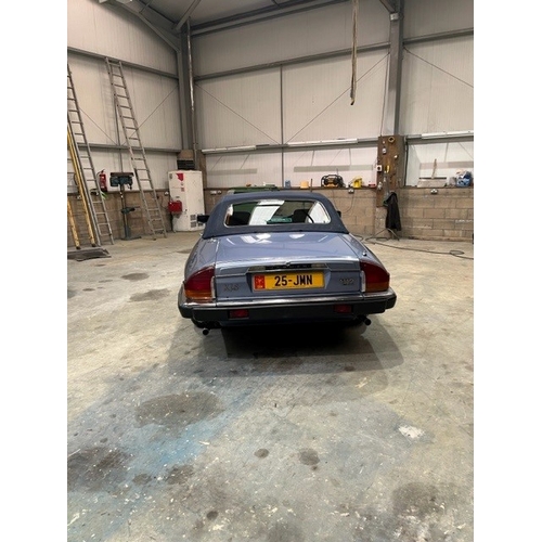 44 - RMN561J (Registration in pictures not included)
Blue Jaguar XJS Convertible 5343cc
First Registered ... 
