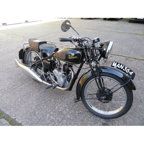 51 - MAN364
Velocette Model MOV 248cc
First registered 1/7/1935
Approx 9685 miles showing
Manual 
Petrol
... 