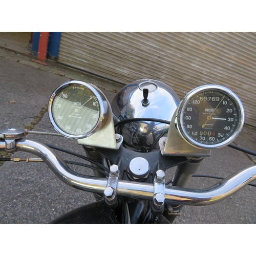 55 - MAN1313
Velocette Viper 498cc
First registered 18/5/1961
Approx 69,769 miles
Manual 
Petrol
Serviced... 