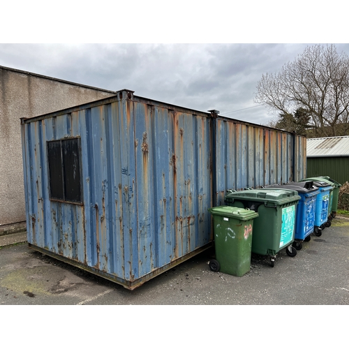 100 - 30ft welfare unit
Kitchen and dining area, 2x WC, 1x Shower and 1x Drying Room area
Security shutter... 