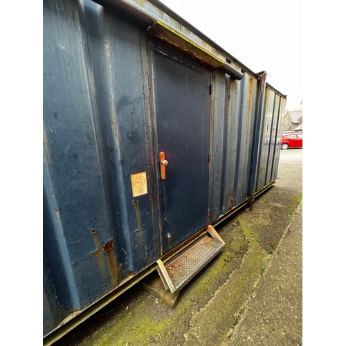 100 - 30ft welfare unit
Kitchen and dining area, 2x WC, 1x Shower and 1x Drying Room area
Security shutter... 