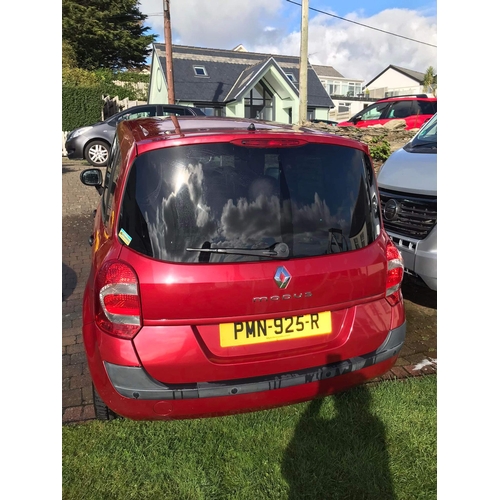 109 - PMN925R
Red Renault GD Modus 1149cc
First Registered 19.06.2008
Approx 76,587 miles
Manual Petrol