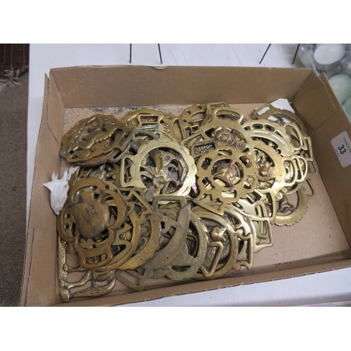 33 - Collection of horse brasses