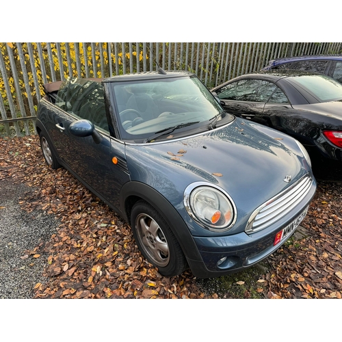 6 - MMN167K
Mini Cooper 1.6L Convertible
First Registered 12.05.2009
Approx 77,000 miles
Manual Petrol