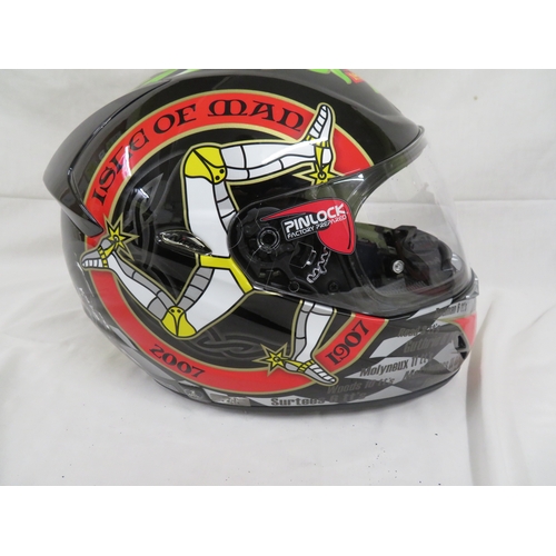 49 - Nitro Isle of Man TT 2007 Centenary limited edition helmet with original box - Size L