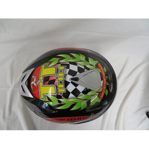 49 - Nitro Isle of Man TT 2007 Centenary limited edition helmet with original box - Size L