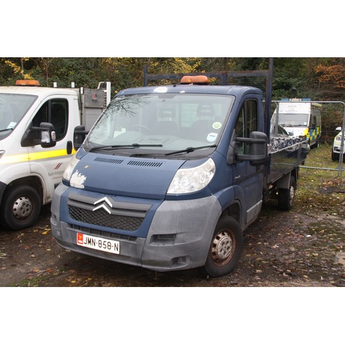 63 - JMN858N
Blue Citroen Relay 35 L2S Tipper
First Registered 19.02.2009
Approx 19,204 miles
Manual Dies... 