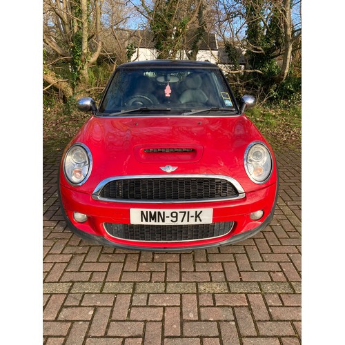 34 - NMN971K
Red Mini Cooper 1598cc
First Registered 28.07.2008
Approx 65,000 miles
Manual Petrol
7 servi... 