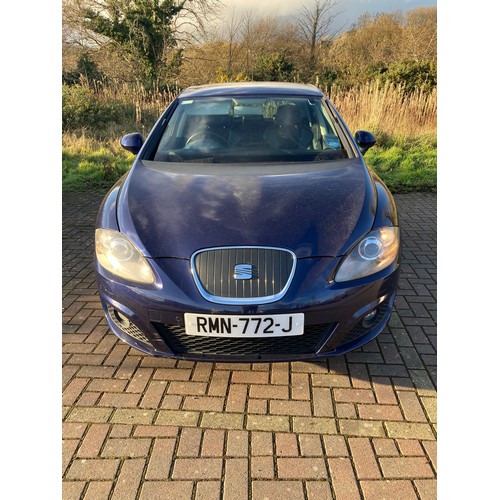 23 - RMN772J
Blue Seat Leon SE TDI 1598cc
First Registered 22.06.2011
Approx 80,000 miles
Manual Diesel
1... 