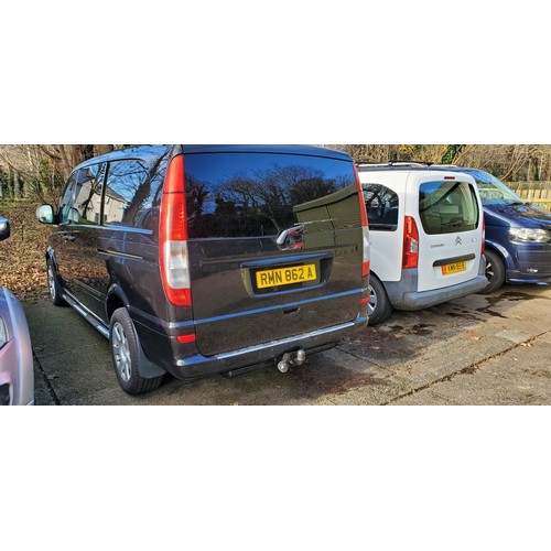 72 - RMN862A
Black Mercedes Vito 120 Sport CDI LWB
First Registered 16.05.2008
Approx 100,150 miles
Auto ... 