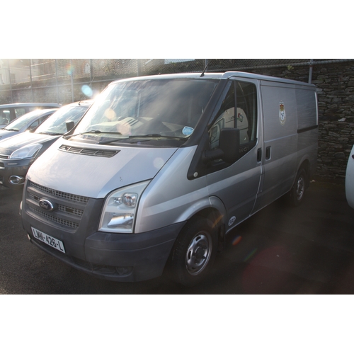 80 - LMN426L
Silver Ford Transit 2198cc
First Registered 10.01.2014
Approx 120,845 miles
Manual Diesel
VA... 