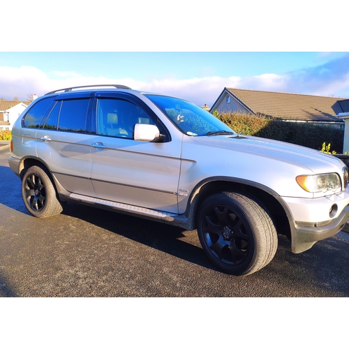 83 - RMN947B
Silver BMW X5 2979cc
First Registered 04.01.2002
Approx 76,000 miles
Auto Petrol
Used daily ... 