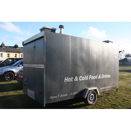 101 - Catering trailer well equipped fridges, fryer, sink etc- see images