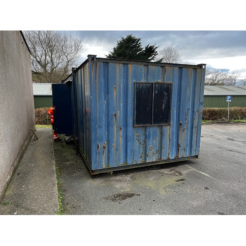 104 - 30ft welfare unit
Kitchen and dining area, 2x WC, 1x Shower and 1x Drying Room area
Security shutter... 