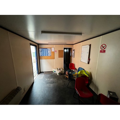 104 - 30ft welfare unit
Kitchen and dining area, 2x WC, 1x Shower and 1x Drying Room area
Security shutter... 