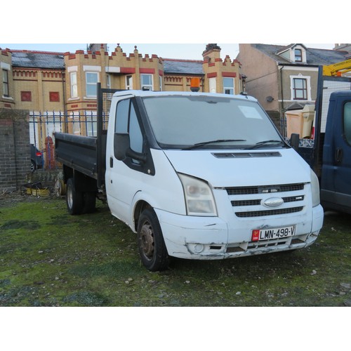 86 - LMN498V
White Ford Transit 350 MWB tipper
First Registered 25.03.2008
Approx 112,000 miles
Manual Di... 