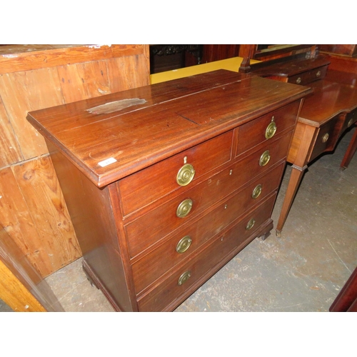 236 - George III mahogany chest