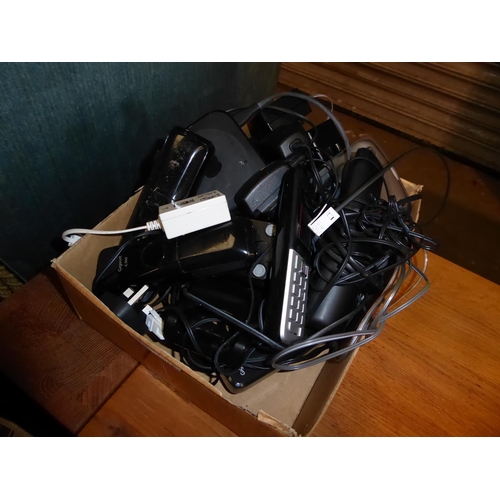 165 - Box of assorted telephones