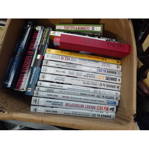 172 - Three boxes of books on war