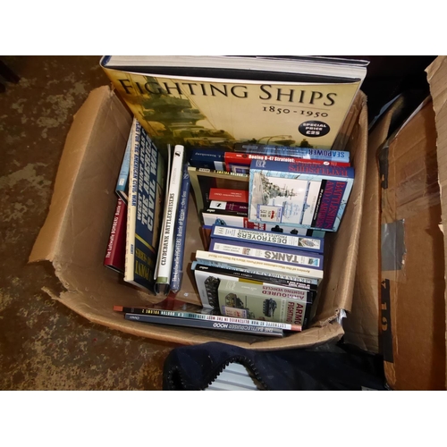 172 - Three boxes of books on war