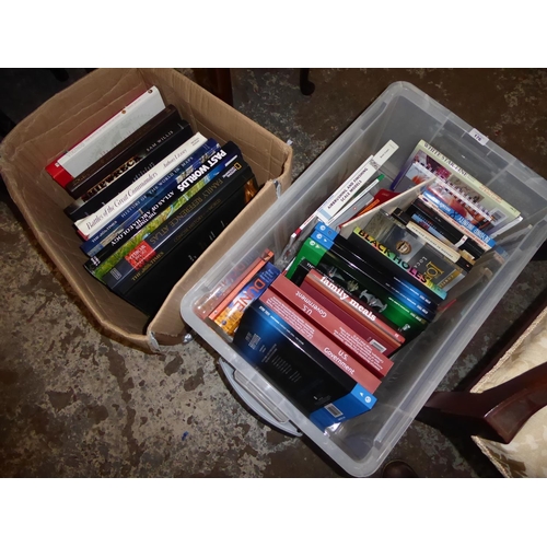 176 - Two boxes of assorted books