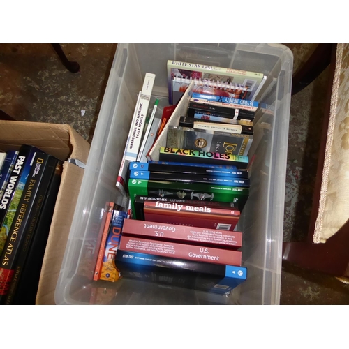 176 - Two boxes of assorted books