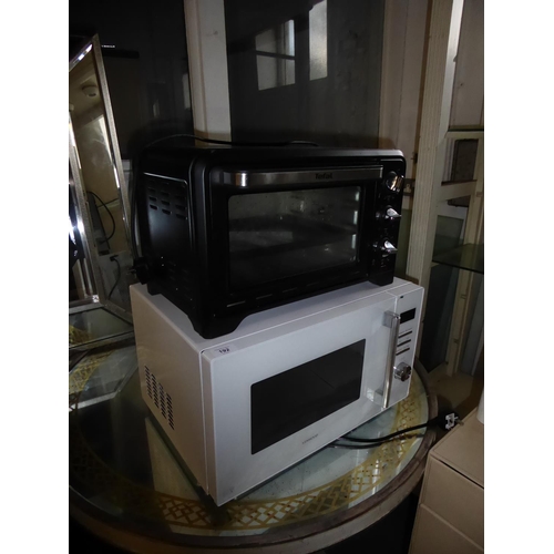 192 - Kenwood 900w microwave plus a Tefal convector oven