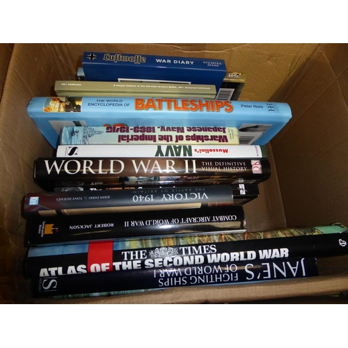 241 - Four boxes of war books