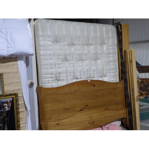 3 - Good double bed frame and mattress