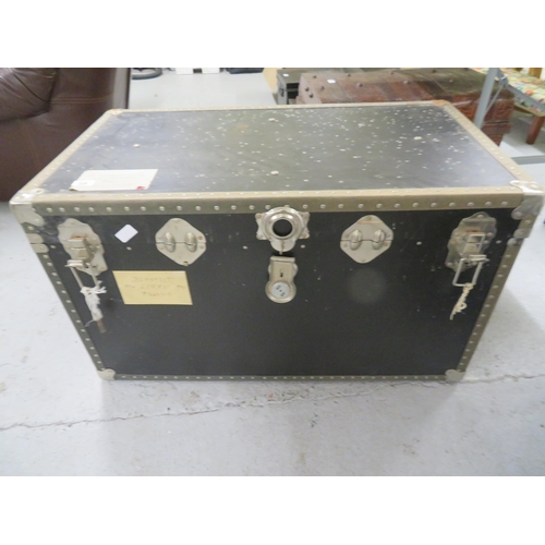 226 - Travel trunk with metal corners