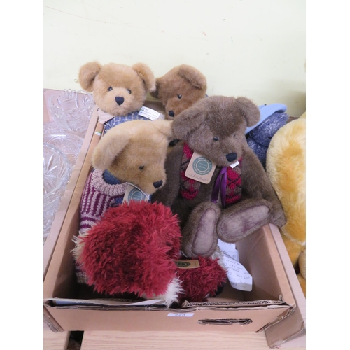 228 - Box of Boyds Teddy Bears