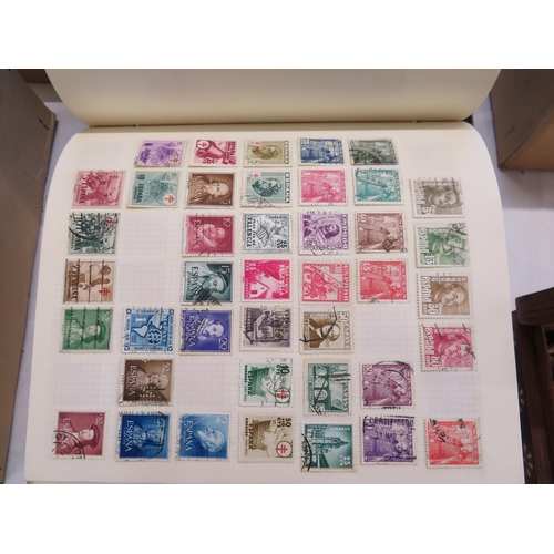 80 - Two large stamp albums