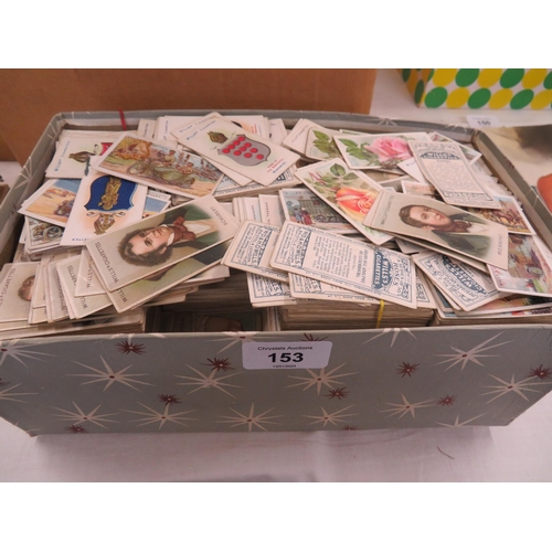 153 - Box of mostly Wills cigarette cards