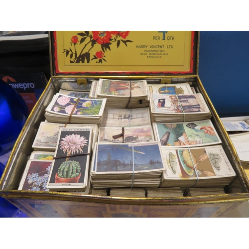 159 - Two tins of Wills and Players cigarette cards