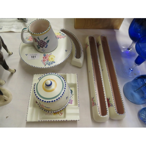 161 - Collection of Poole pottery items