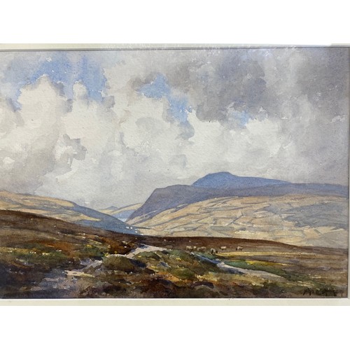 303 - John Aitken, Cronk Ny Earie Laa from Myall Hills, watercolour, signed, 10 X 15ins