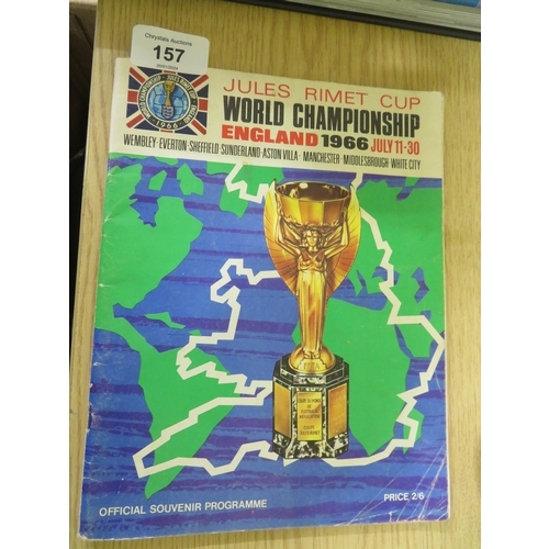 157 - 1966 World Cup official souvenir programme