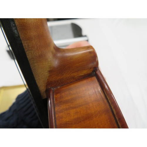 230 - Caswell quality violin, spruce top, maple sides and back, very little used, with professional case a... 