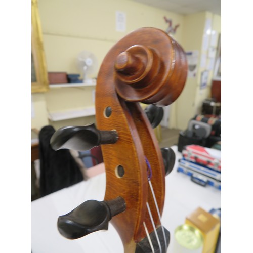 230 - Caswell quality violin, spruce top, maple sides and back, very little used, with professional case a... 